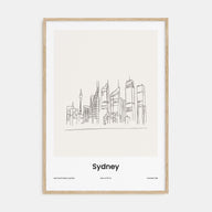 Sydney Drawn No 1 Poster