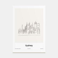 Sydney Drawn No 1 Poster