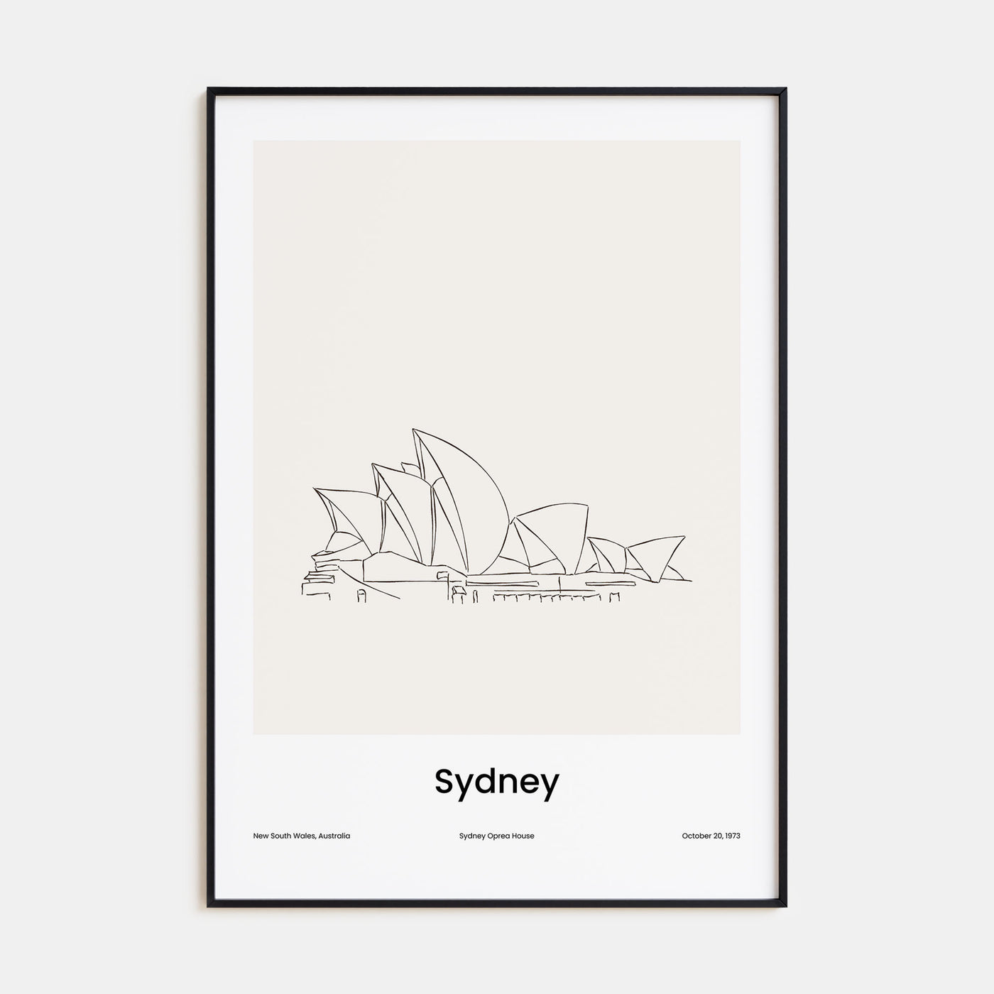 Sydney Drawn No 2 Poster