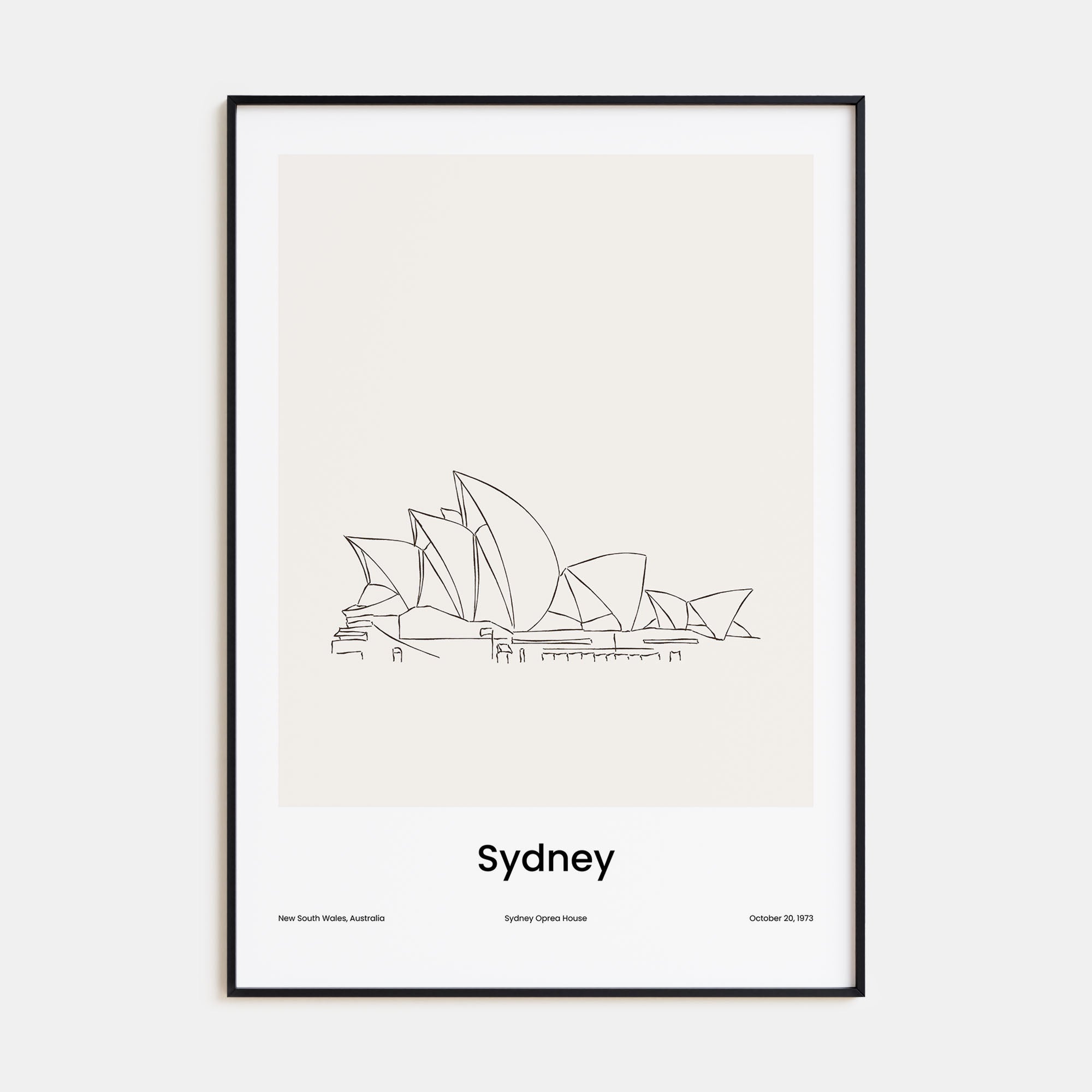 Sydney Drawn No 2 Poster
