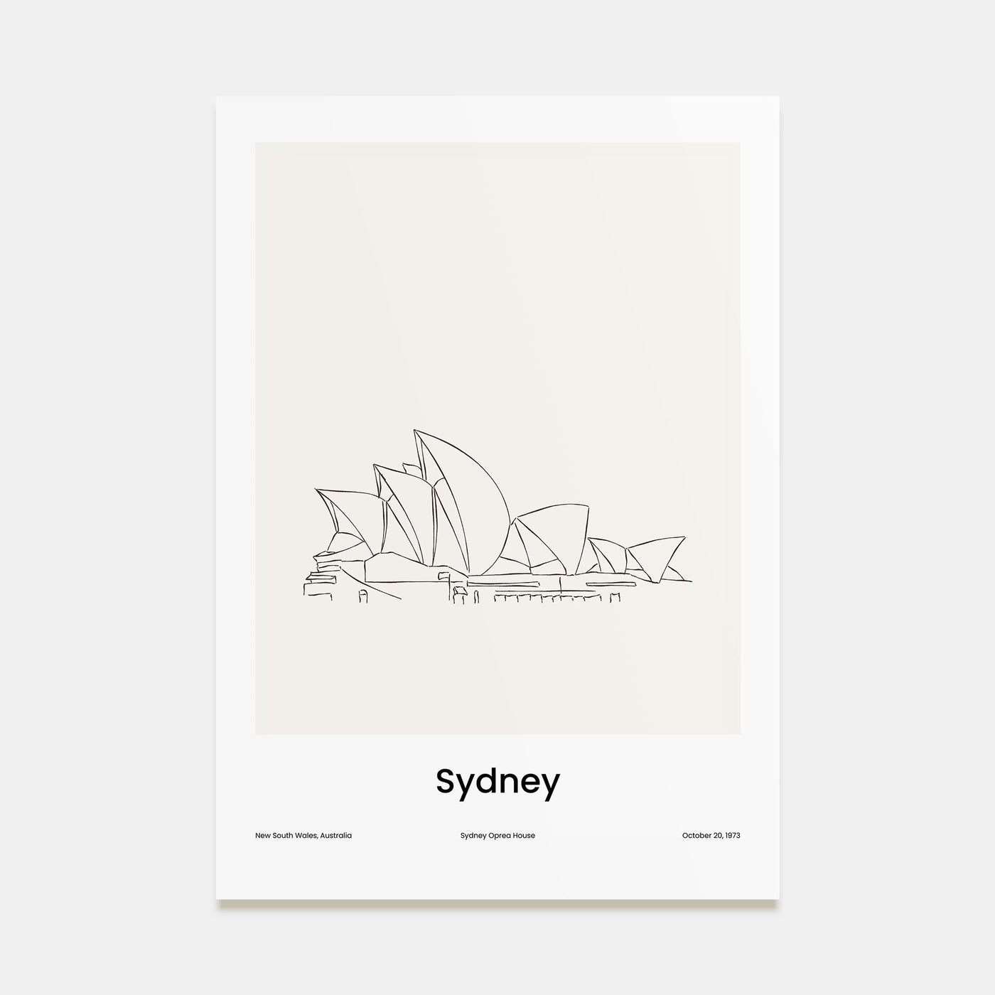 Sydney Drawn No 2 Poster