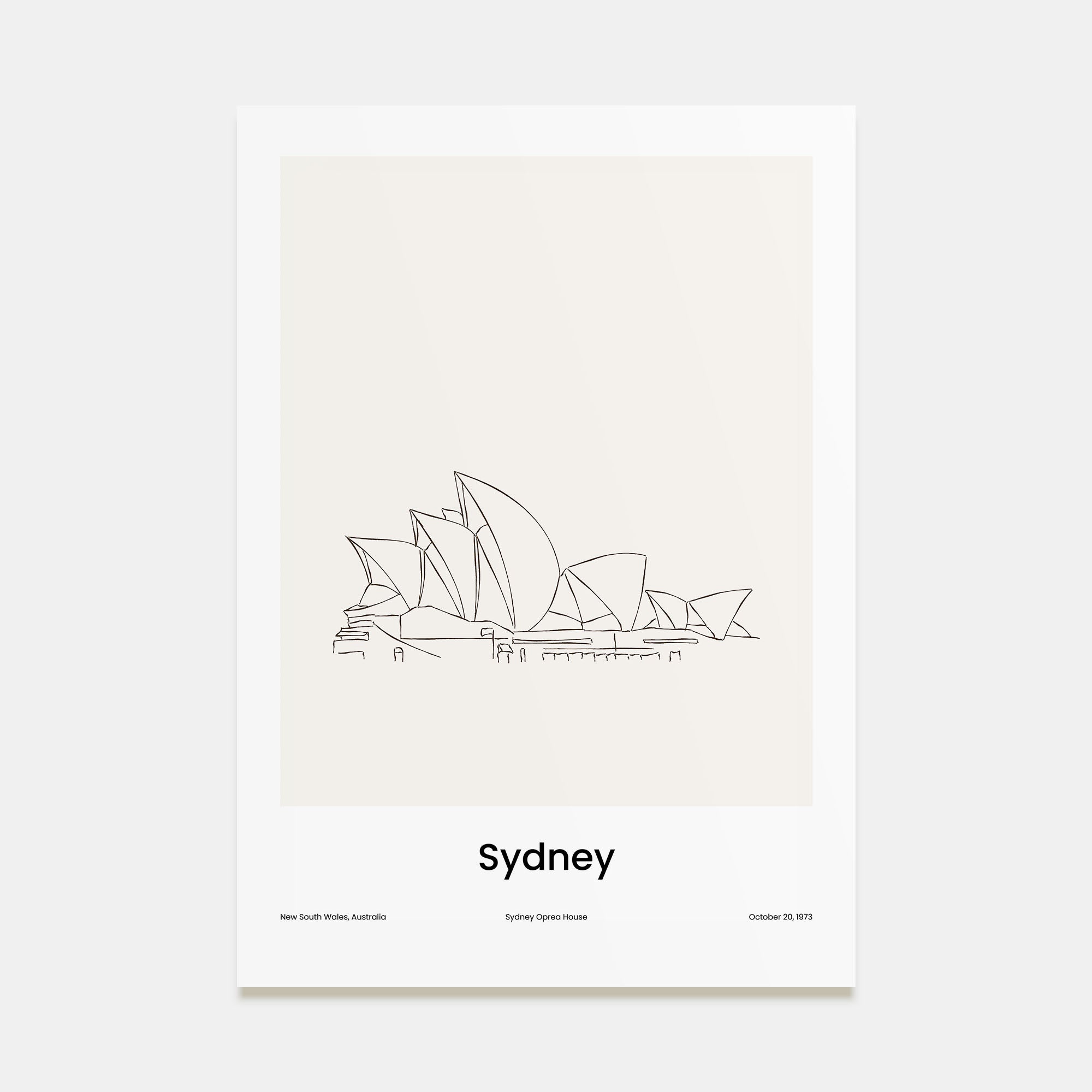 Sydney Drawn No 2 Poster
