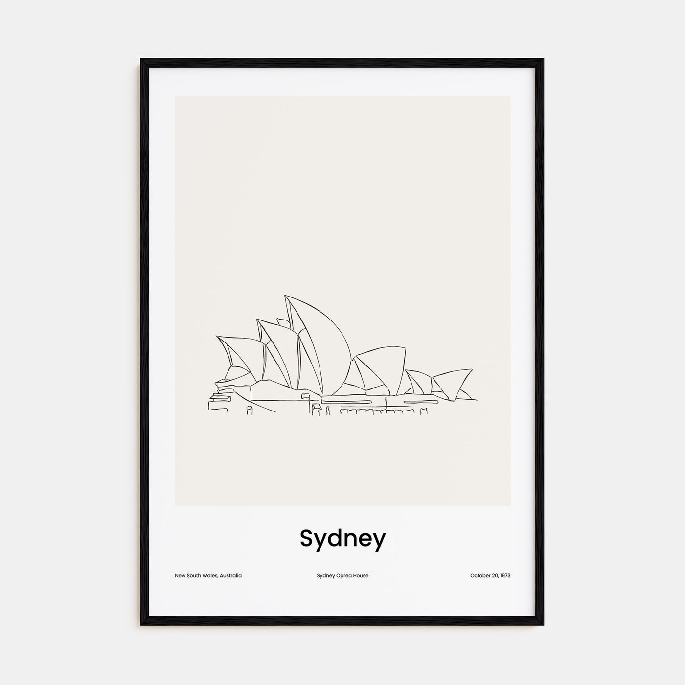 Sydney Drawn No 2 Poster
