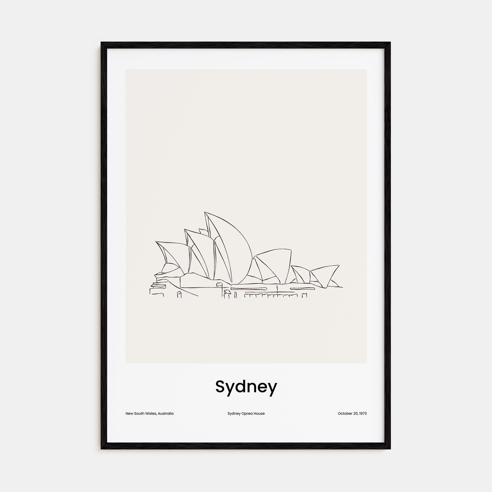 Sydney Drawn No 2 Poster