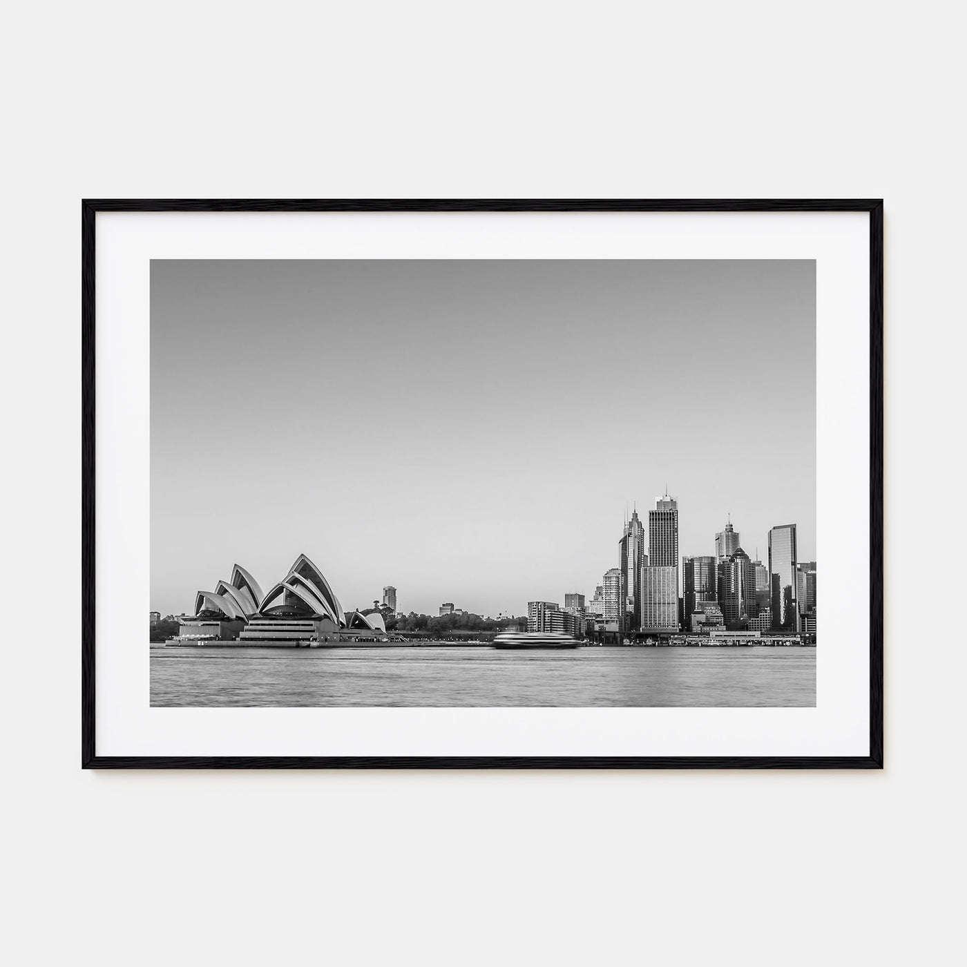 Sydney Landscape B&W No 2 Poster