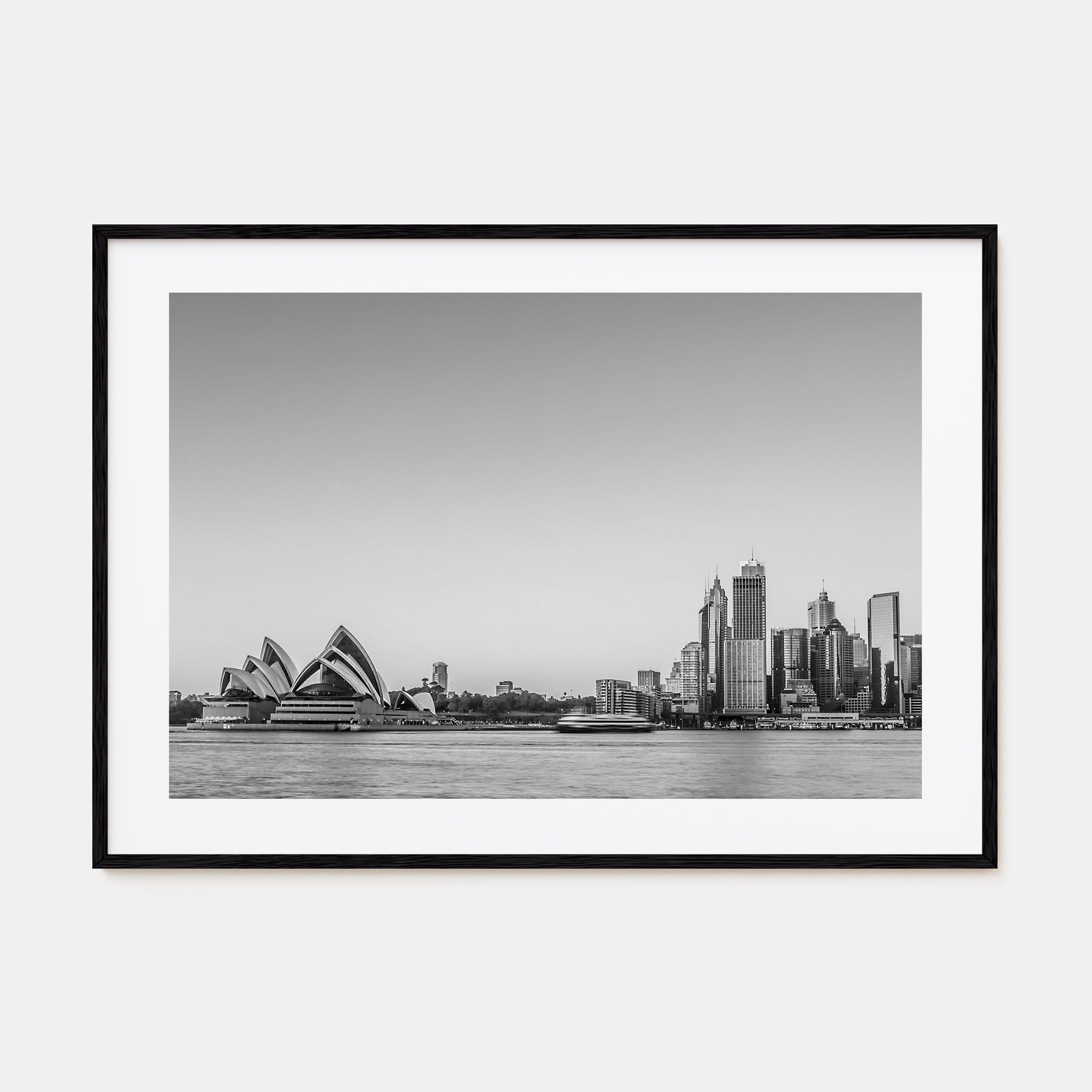 Sydney Landscape B&W No 2 Poster
