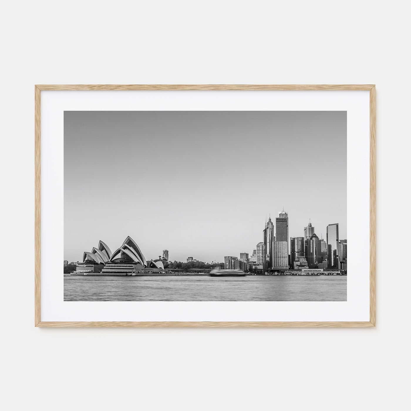 Sydney Landscape B&W No 2 Poster