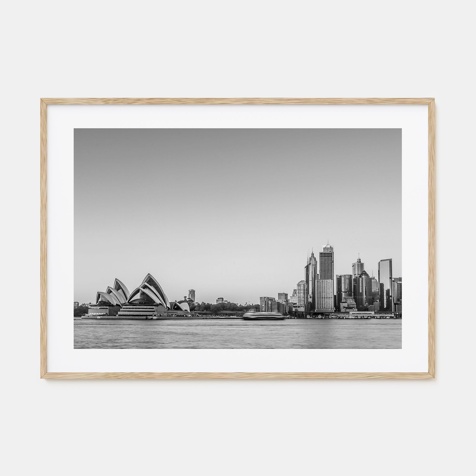 Sydney Landscape B&W No 2 Poster