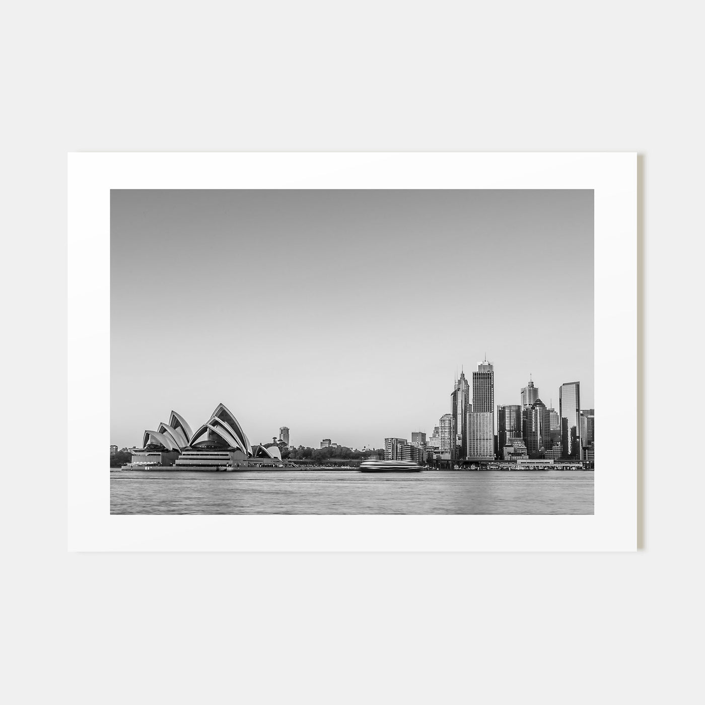 Sydney Landscape B&W No 2 Poster