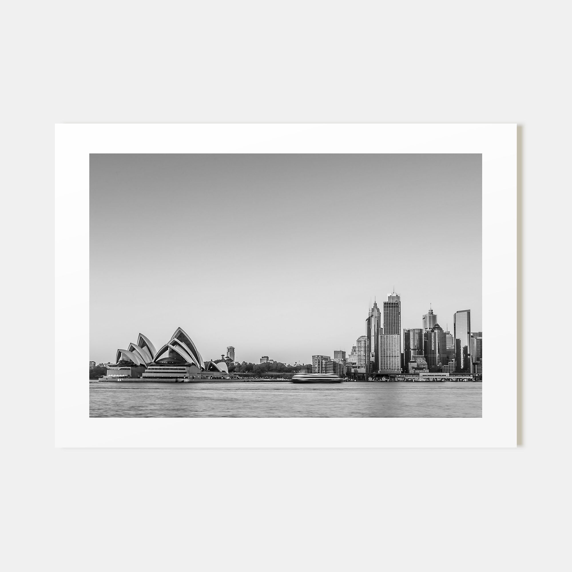 Sydney Landscape B&W No 2 Poster