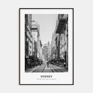 Sydney Portrait B&W No 1 Poster