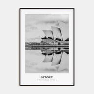 Sydney Portrait B&W No 3 Poster