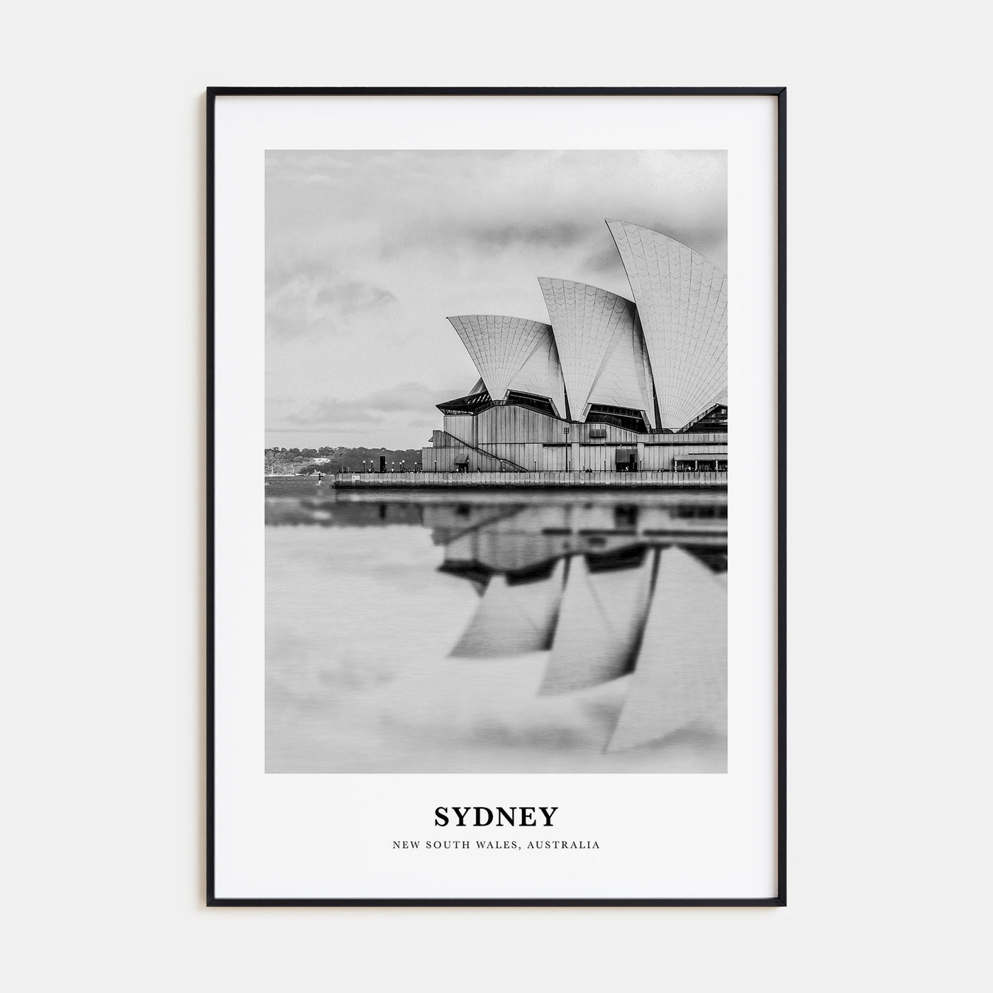 Sydney Portrait B&W No 3 Poster