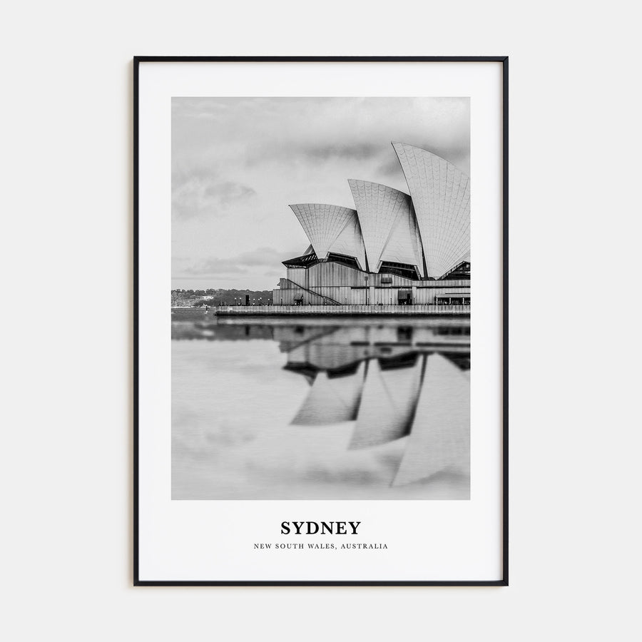 Sydney Portrait B&W No 3 Poster