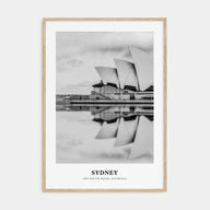 Sydney Portrait B&W No 3 Poster