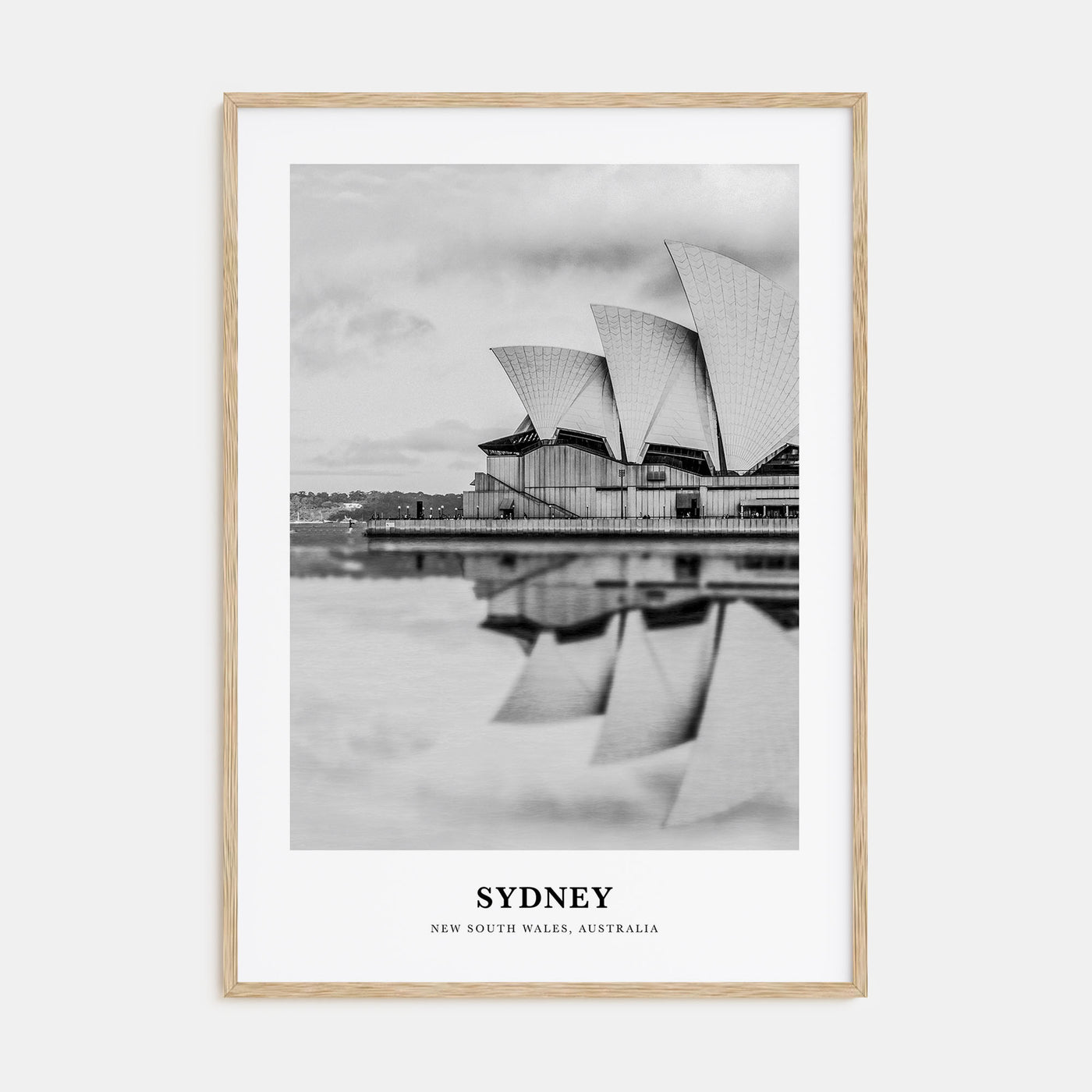 Sydney Portrait B&W No 3 Poster