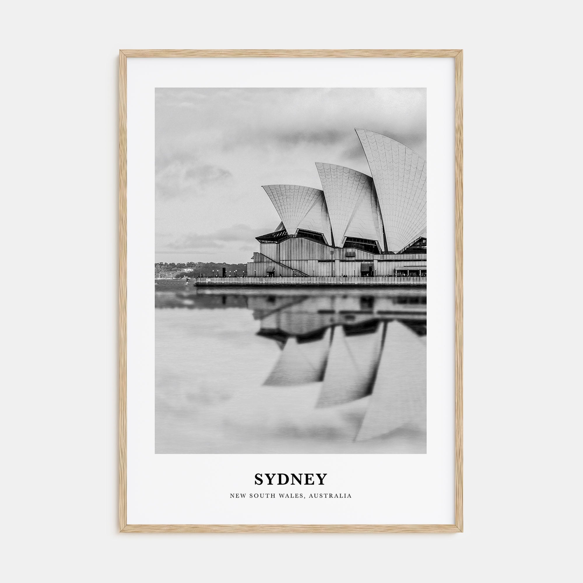 Sydney Portrait B&W No 3 Poster