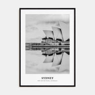 Sydney Portrait B&W No 3 Poster