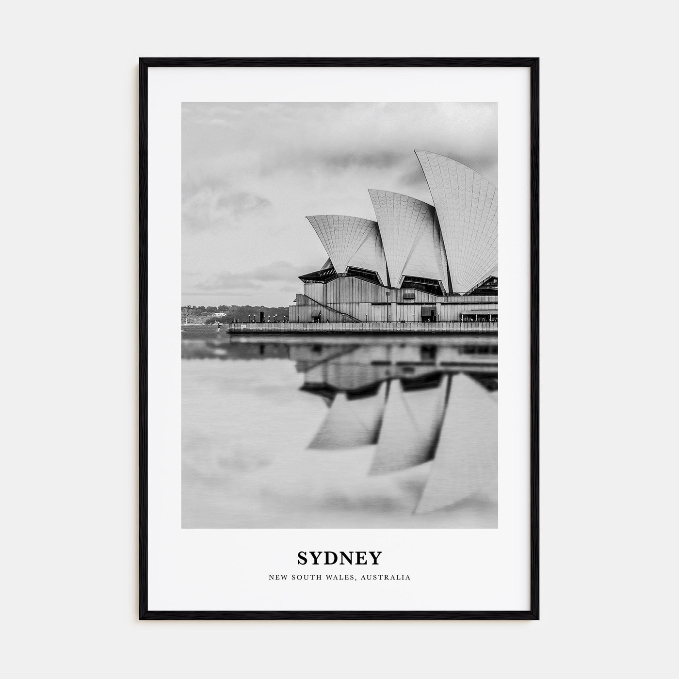 Sydney Portrait B&W No 3 Poster
