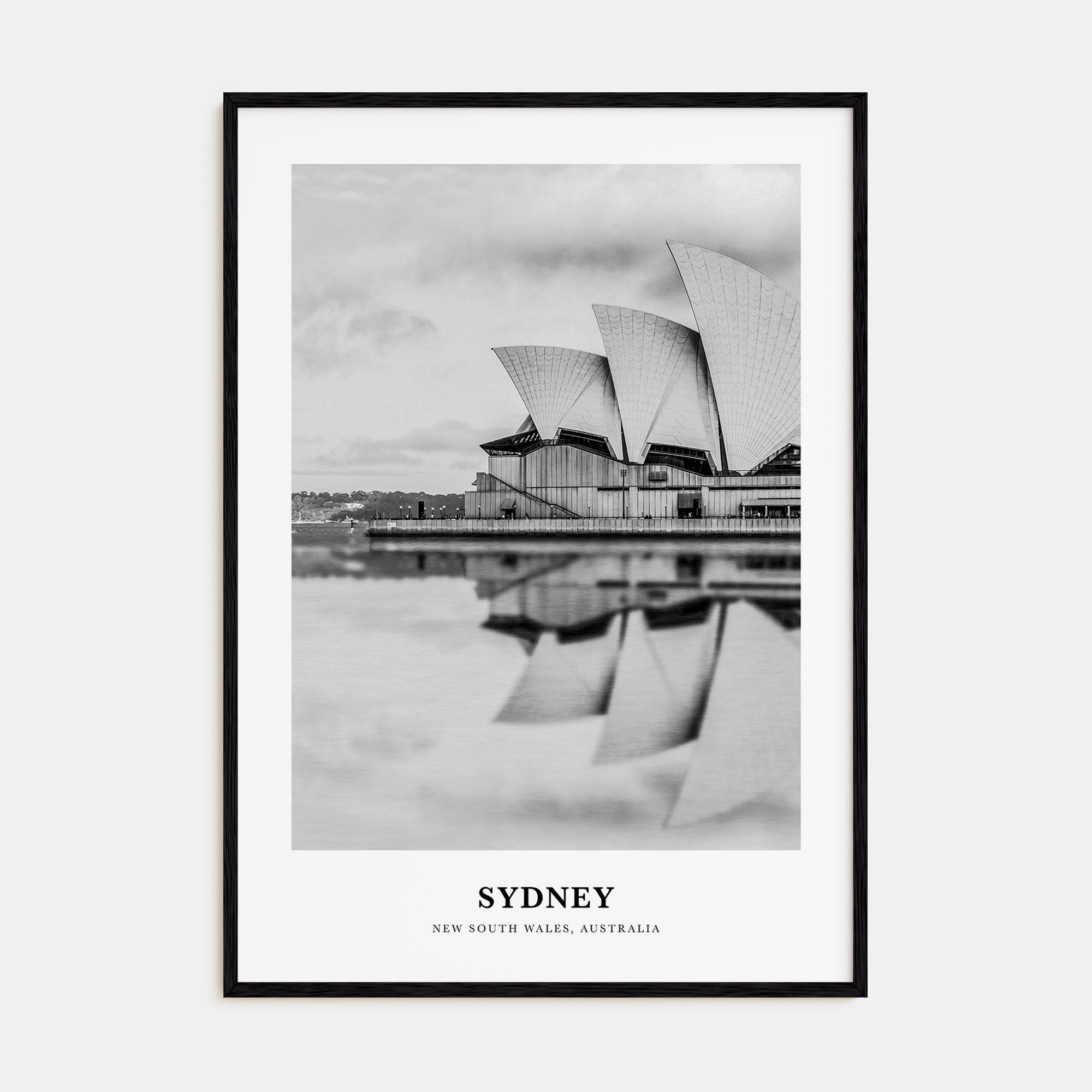 Sydney Portrait B&W No 3 Poster