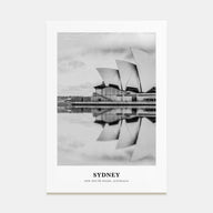 Sydney Portrait B&W No 3 Poster