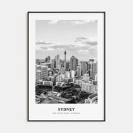 Sydney Portrait B&W No 4 Poster
