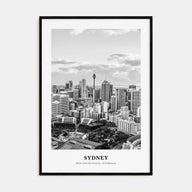 Sydney Portrait B&W No 4 Poster
