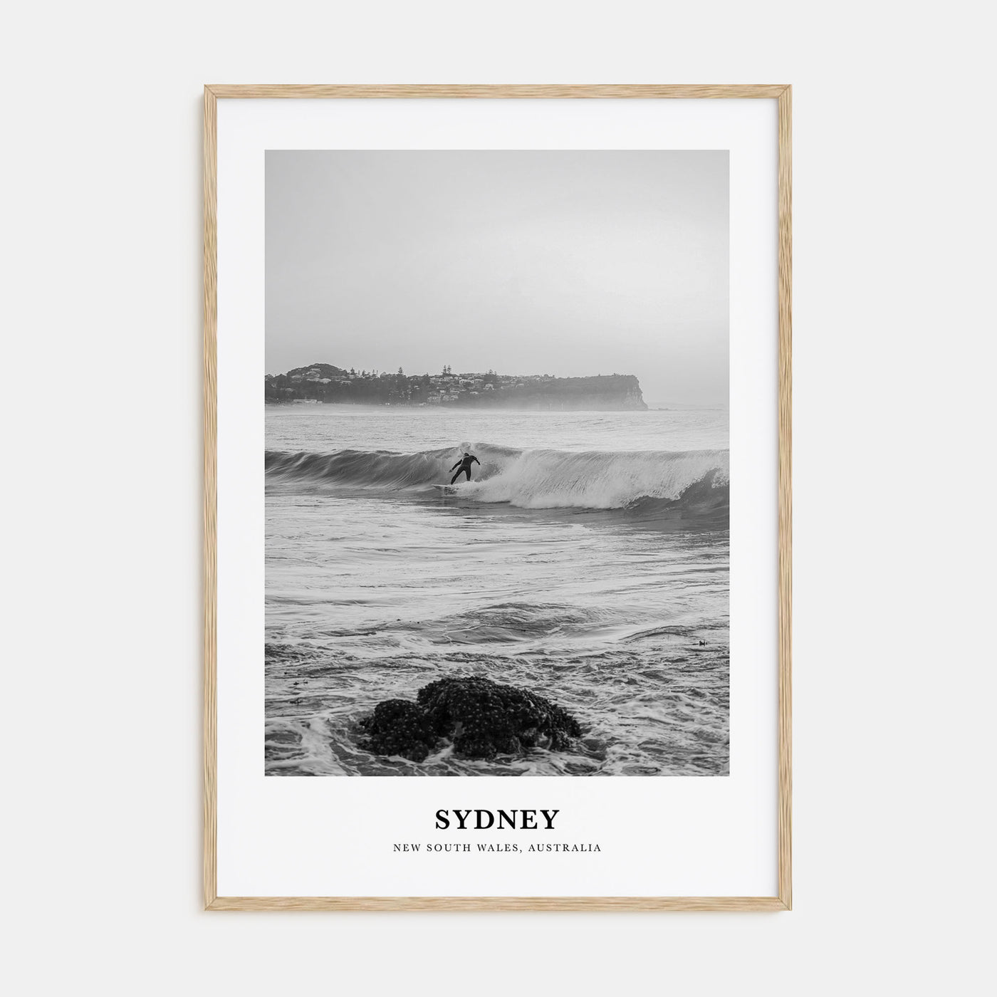 Sydney Portrait B&W No 5 Poster