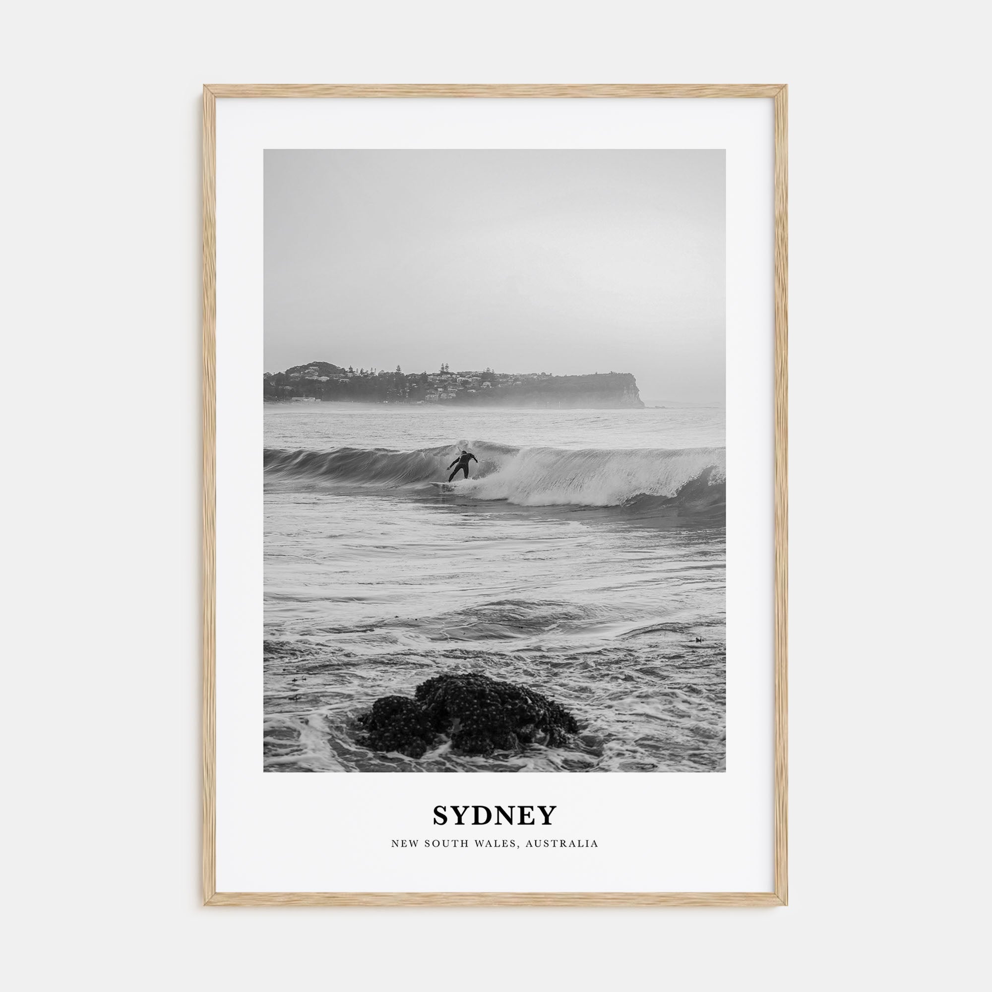 Sydney Portrait B&W No 5 Poster