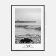 Sydney Portrait B&W No 5 Poster