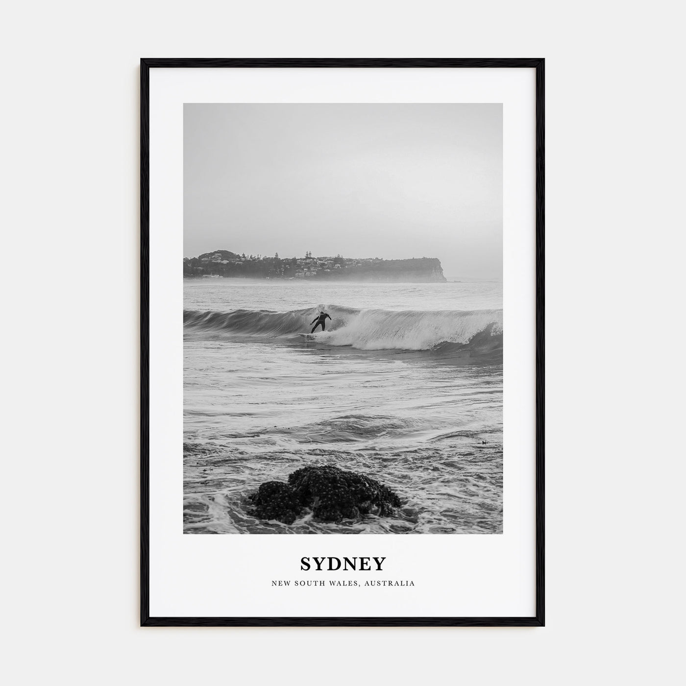 Sydney Portrait B&W No 5 Poster