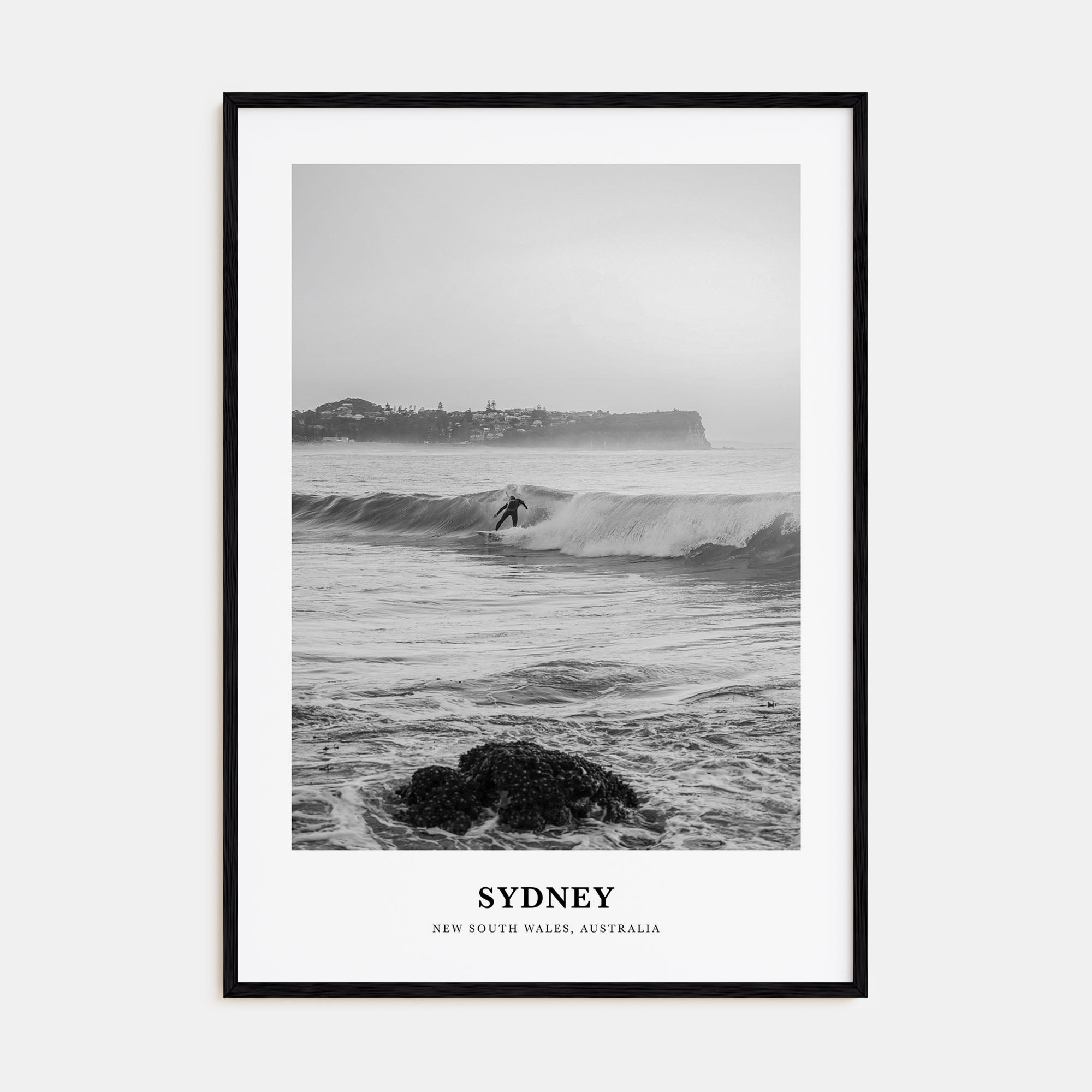 Sydney Portrait B&W No 5 Poster