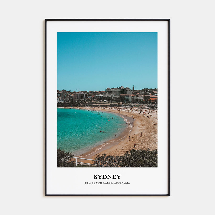 Sydney Portrait Color Poster