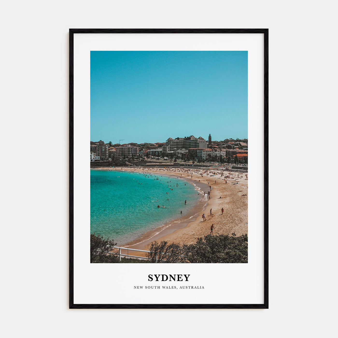 Sydney Portrait Color Poster