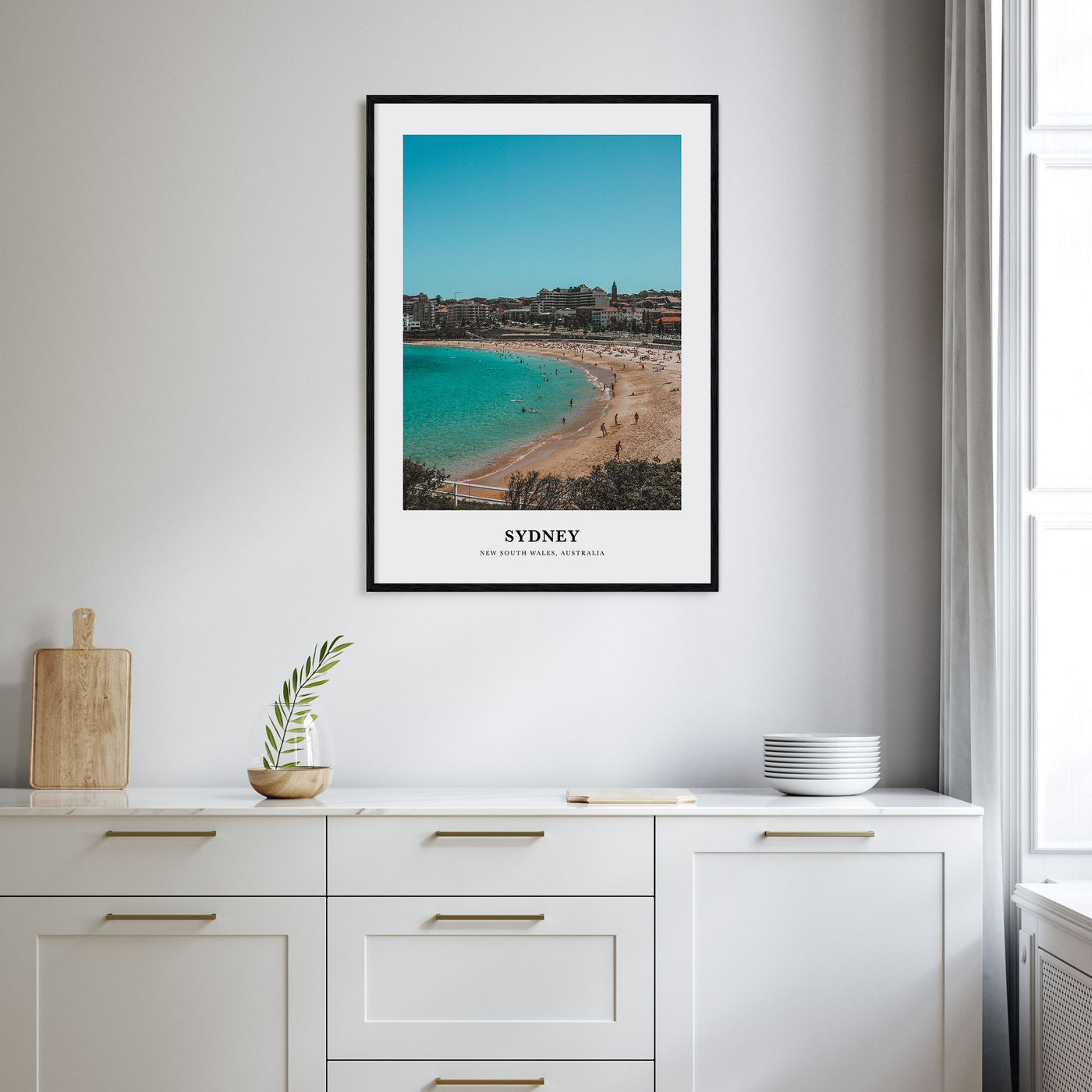 Sydney Portrait Color Poster