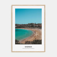 Sydney Portrait Color Poster