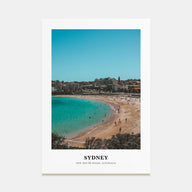 Sydney Portrait Color Poster
