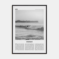 Sydney Travel B&W No 2 Poster