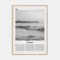 Sydney Travel B&W No 2 Poster