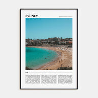 Sydney Travel Color Poster