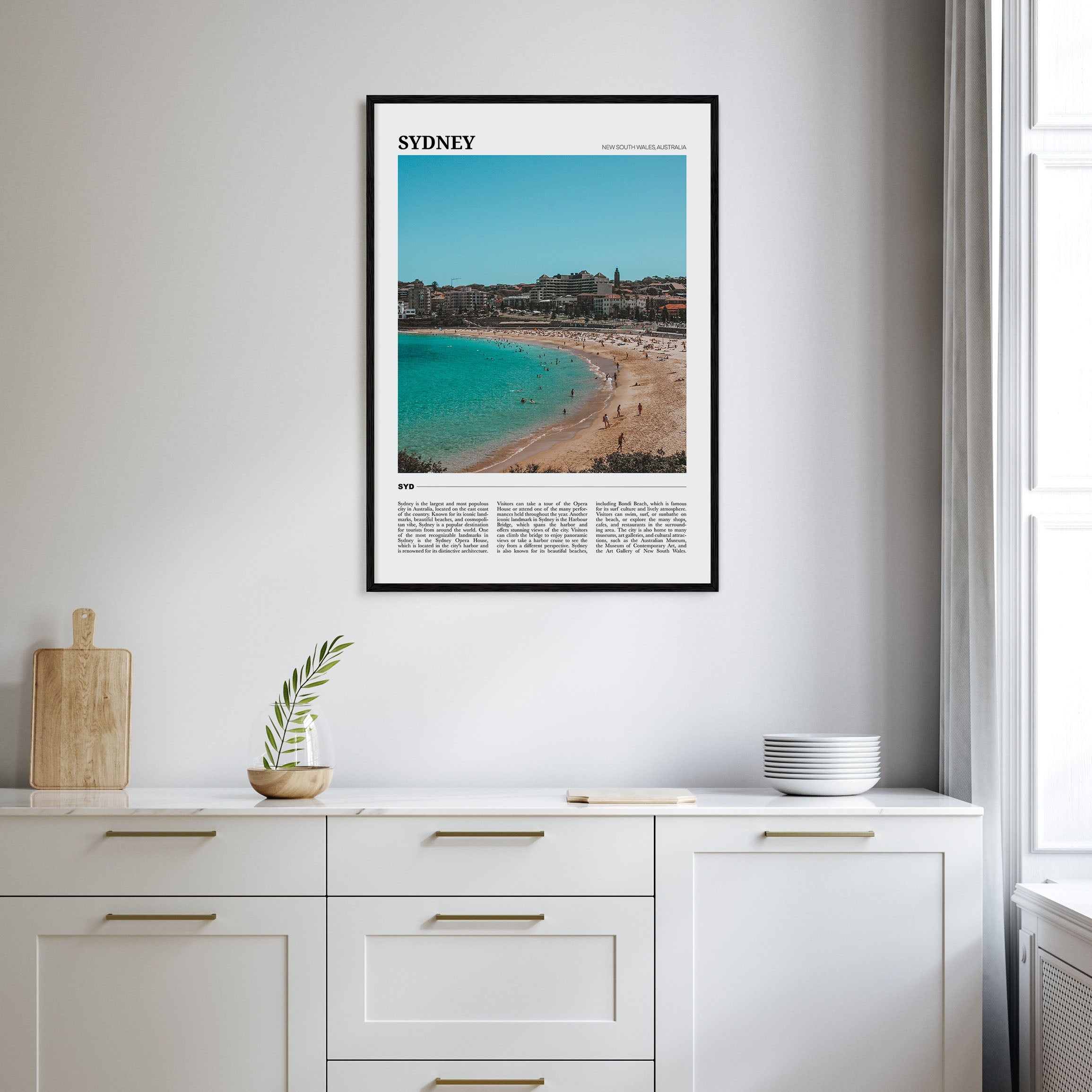 Sydney Travel Color Poster