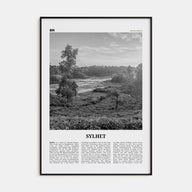 Sylhet Travel B&W Poster
