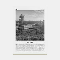 Sylhet Travel B&W Poster