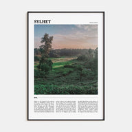 Sylhet Travel Color Poster