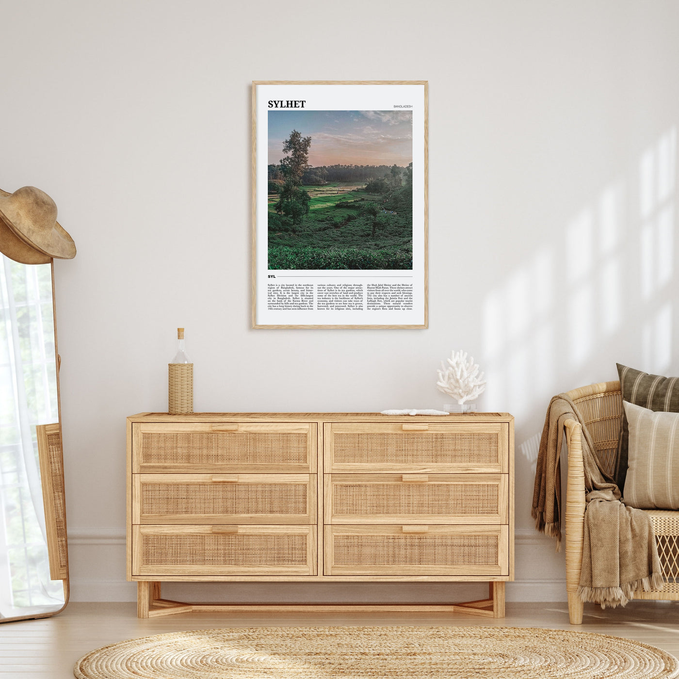 Sylhet Travel Color Poster