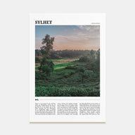 Sylhet Travel Color Poster
