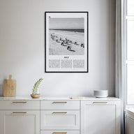 Sylt Travel B&W Poster