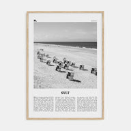 Sylt Travel B&W Poster