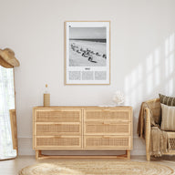 Sylt Travel B&W Poster