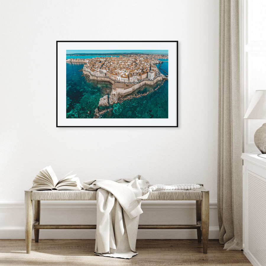 Syracuse, Italy Landscape Color Poster
